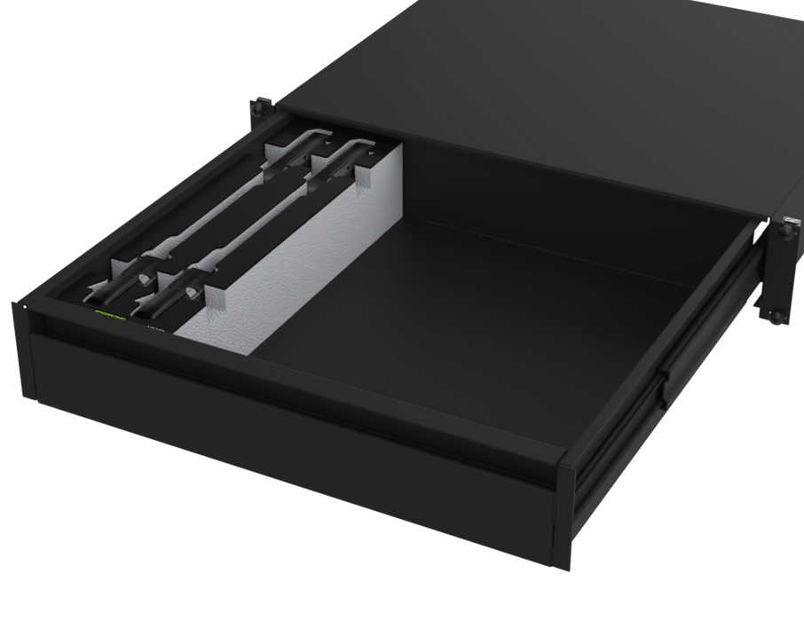 SANTOSOM Espuma Modular 2U, 4x Shure ADXR