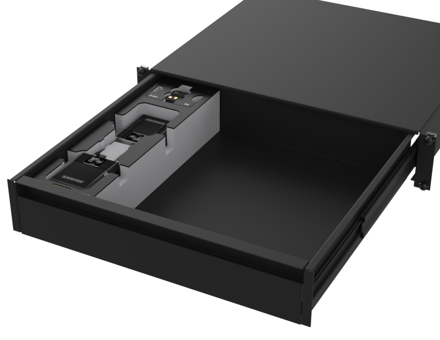 SANTOSOM Modular Foam 2U, Shure 2x ADXR + Acess.