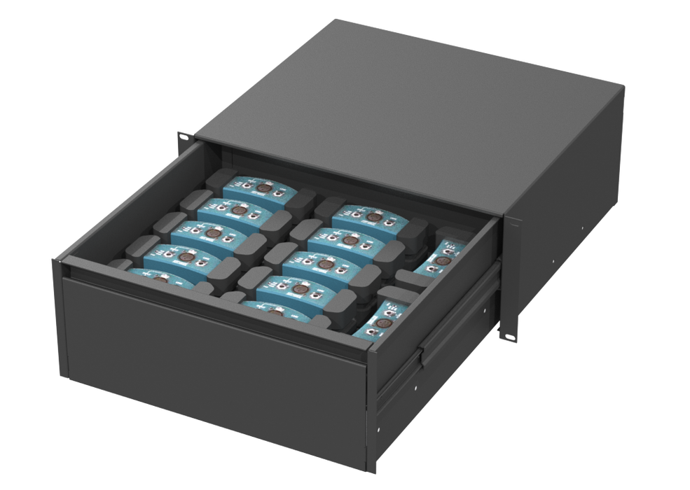 SANTOSOM   Mousse Modulaire 1U, 12x BSS AR-133