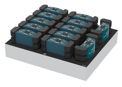 SANTOSOM   Espuma Modular 1U, 12x BSS AR-133