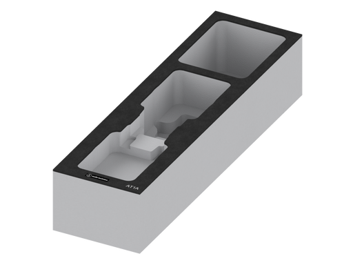 SANTOSOM Espuma Modular 2U, Audio Technica 2x AT1A