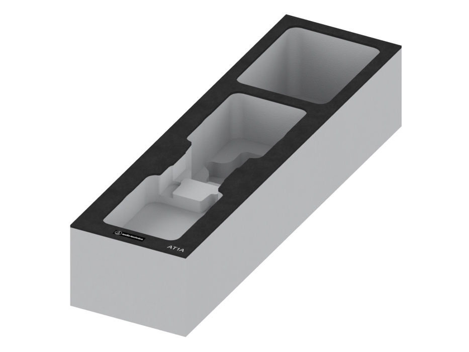 SANTOSOM Mousse Modulaire 2U, Audio Technica 2x AT1A