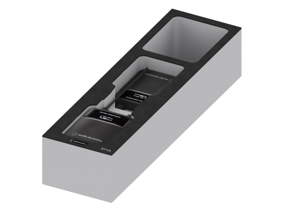 SANTOSOM Mousse Modulaire 2U, Audio Technica 2x AT1A