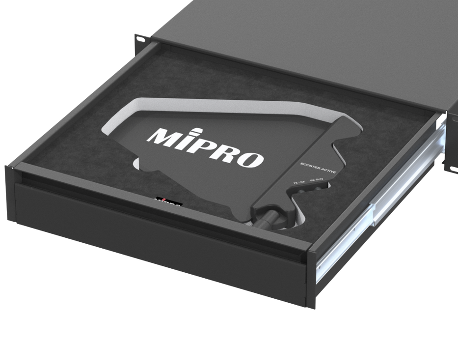 SANTOSOM   Modular Foam 2U, 1x Antenna Mipro AT-90W