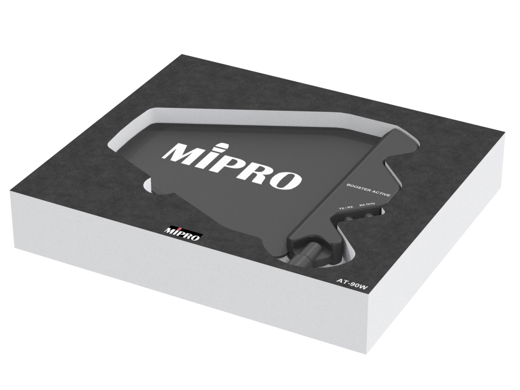 SANTOSOM   Modular Foam 2U, 1x Antenna Mipro AT-90W