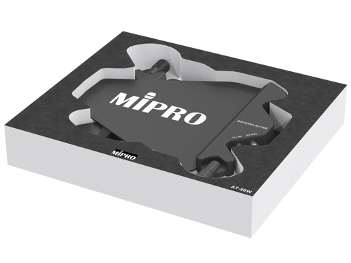 SANTOSOM   Espuma Modular 2U, 2x Antenna Mipro AT-90W