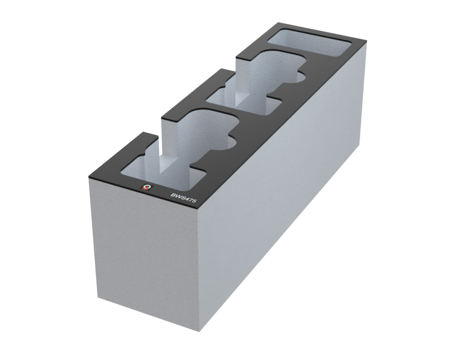 SANTOSOM Modular Foam 3U, 2x Broadweigh® BW-S475