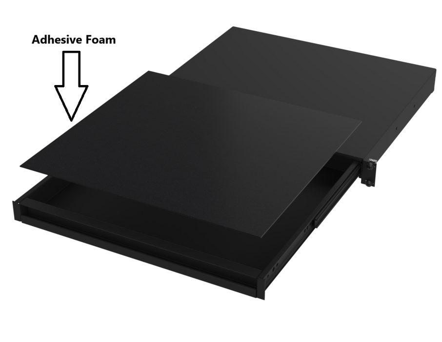 Adam Hall Hardware Plastazote LD33 bottum cover foam protection for 19"x14"