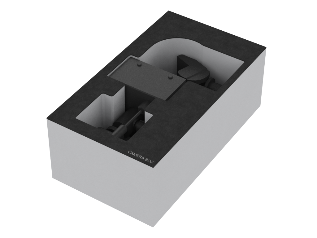SANTOSOM Modular Foam 3U, Camera Box For Follow-Me