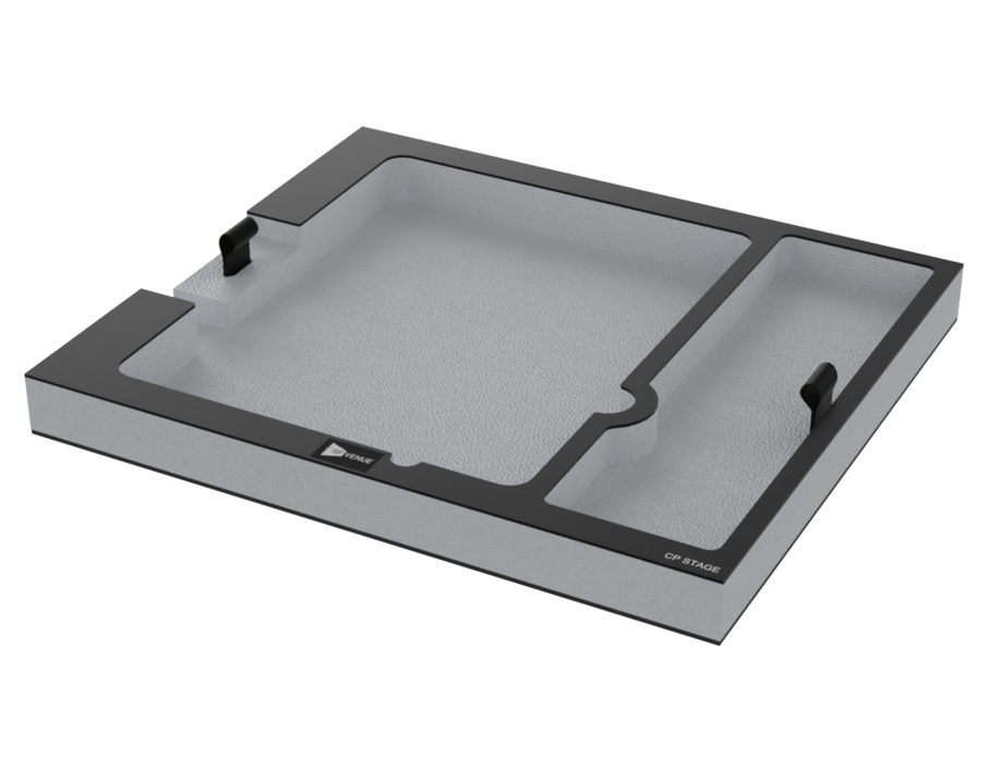 SANTOSOM Modular Foam 2U, 1x Antenna CP STAGE RFVenue