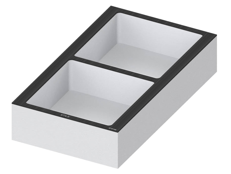 SANTOSOM FOAM Espuma Modular 2U, 2x Acess. (165x162x60)