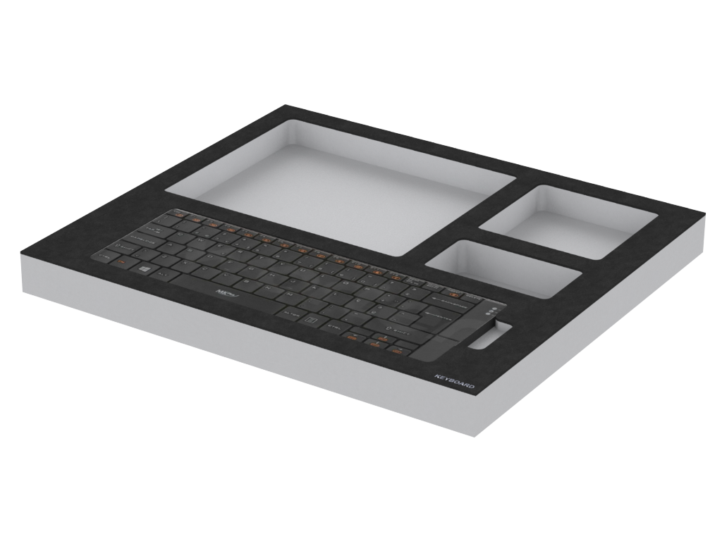 SANTOSOM Modular Foam 1U, 1x INF.MC900