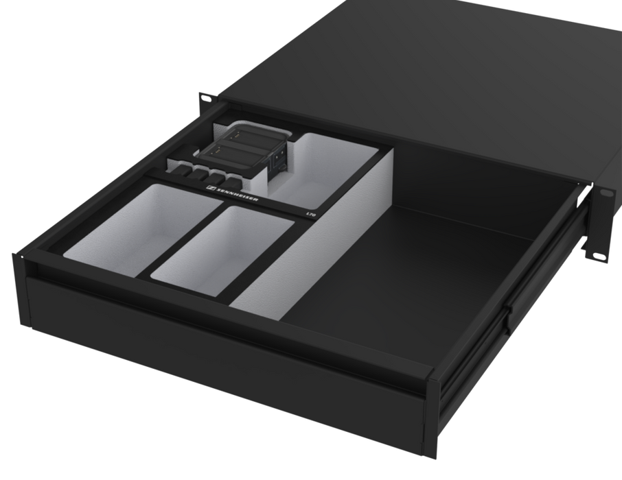 SANTOSOM Modular Foam 2U, Sennheiser 1x L70 + Acess.