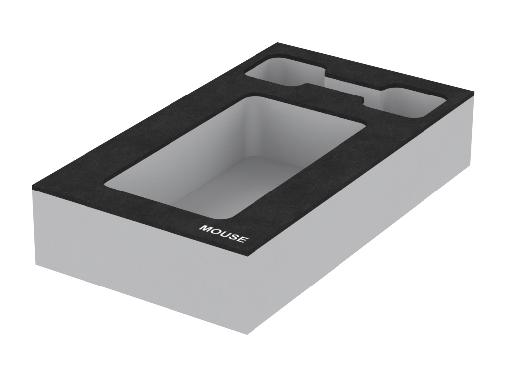 SANTOSOM Modular Foam 1U, For Mouse