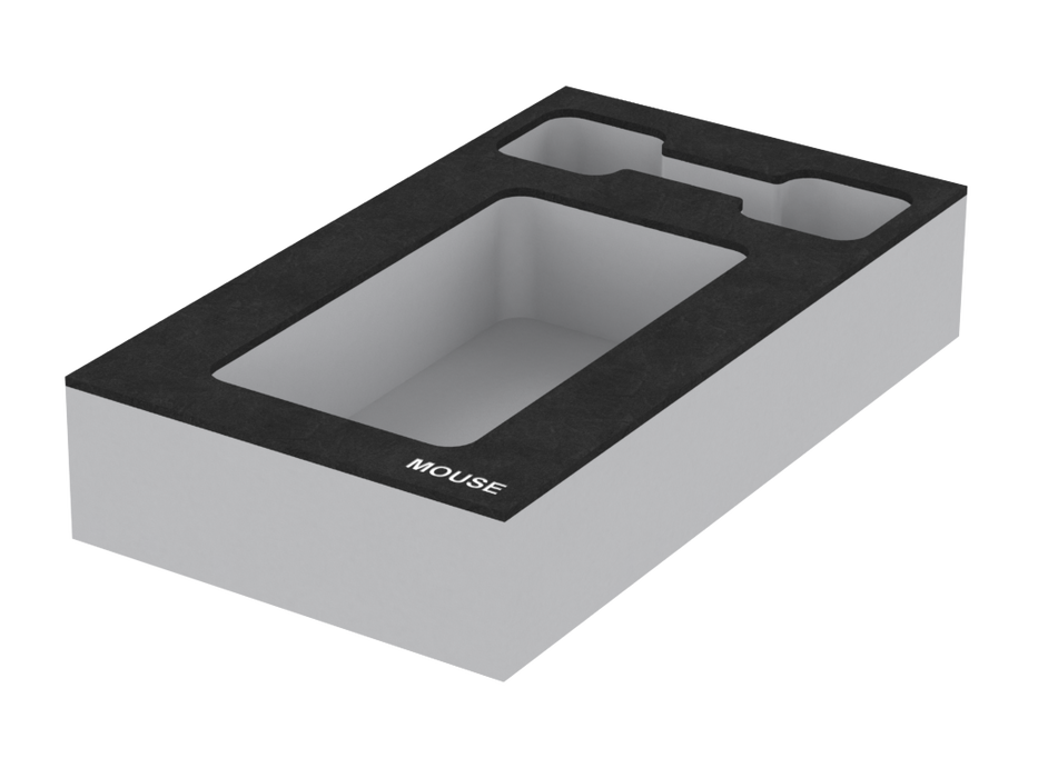 SANTOSOM Modular Foam 1U, For Mouse