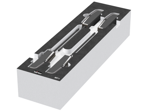 SANTOSOM   Espuma Modular 2U, MIPRO 4x MP1