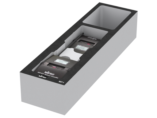 SANTOSOM Modular Foam 2U, MIPRO 2x MP1