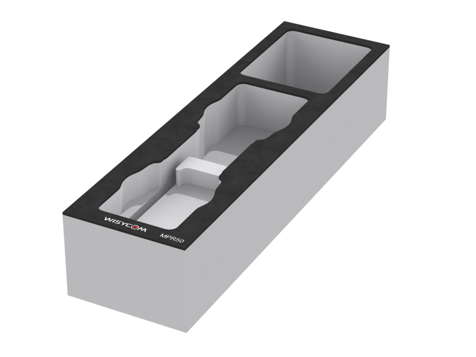 Santosom Modular Foam 2U, Wisycom 2x MPR50