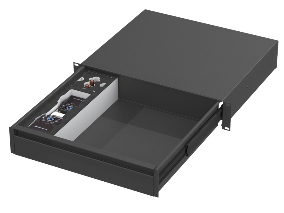 Santosom Modular Foam 2U, Wisycom 2x MPR50