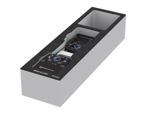 Santosom Modular Foam 2U, Wisycom 2x MPR50
