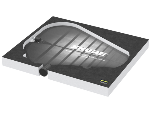 SANTOSOM   Espuma Modular 1U, 1x SHURE PA805 SWB