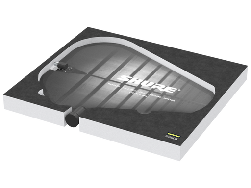 SANTOSOM   Espuma Modular 1U, 1x SHURE PA805 SWB