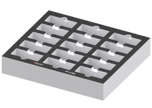 SANTOSOM   Espuma Modular 2U, Radial 15x Pro48
