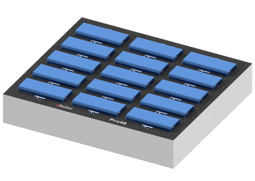 SANTOSOM   Espuma Modular 2U, Radial 15x Pro48