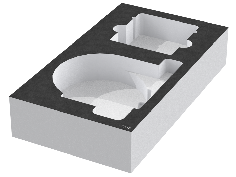ESPUMA SANTOSOM Cajón Modular Espuma 2U, Set Intercom PunQtum (Q110+Q910)