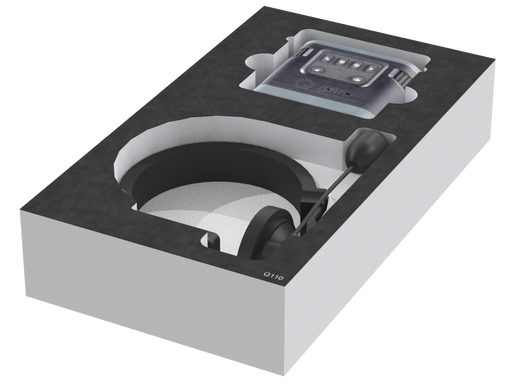 ESPUMA SANTOSOM Gaveta Modular Espuma 2U, Conjunto Intercom PunQtum (Q110+Q910)