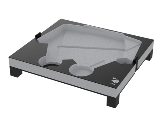 SANTOSOM Modular Foam 1U, 2x Relacart R-32AU