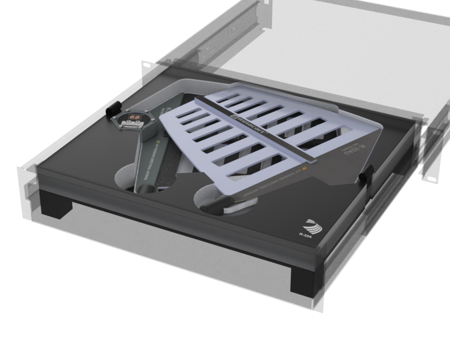 SANTOSOM Modular Foam 1U, 2x Relacart R-32AU