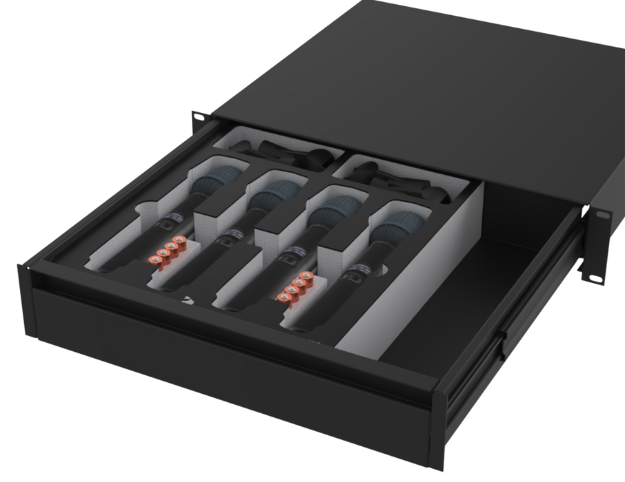 SANTOSOM Modular Foam 2U, Relacart, 2x UH2