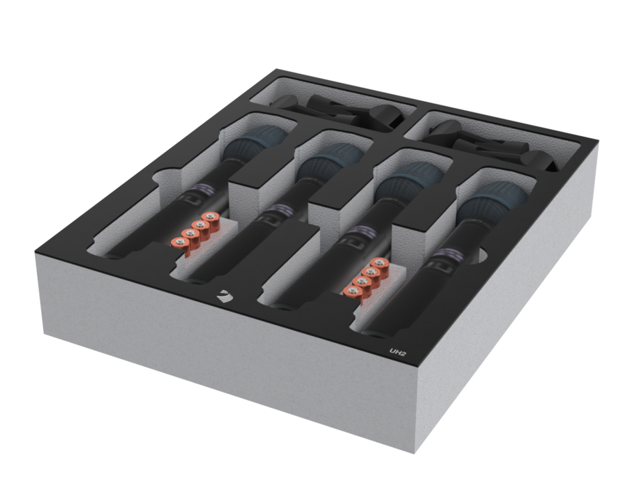 SANTOSOM Modular Foam 2U, Relacart, 2x UH2