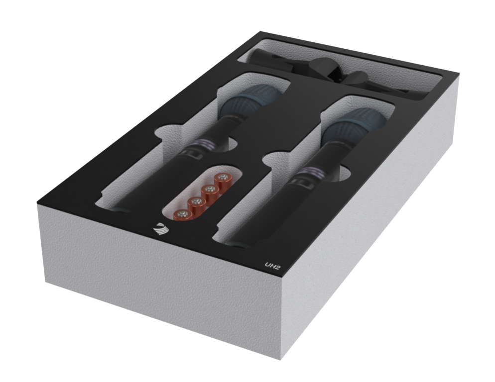 SANTOSOM Modular Foam 2U, Relacart, 2x AD2