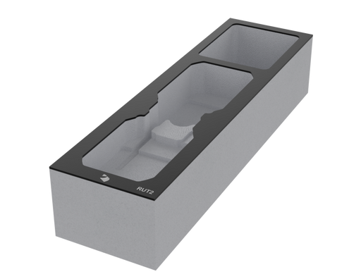 SANTOSOM Modular Foam 2U, 2x Relacart UT2 + Acess.