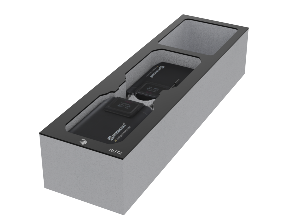 SANTOSOM Modular Foam 2U, 2x Relacart UT2 + Acess.