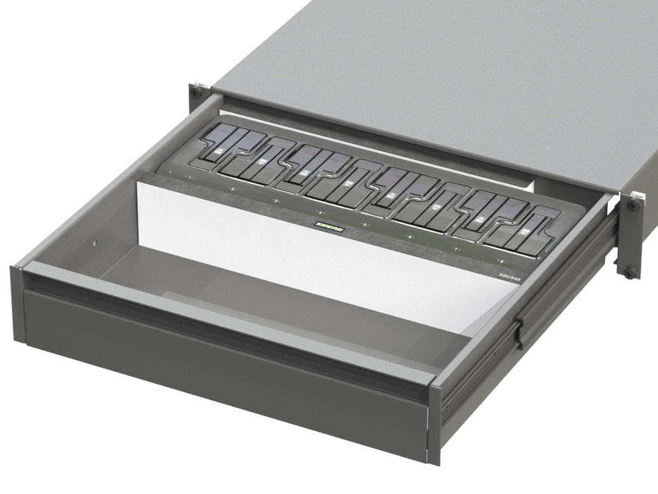 SANTOSOM   Espuma Modular 2U, Shure 1x Shure SBC840