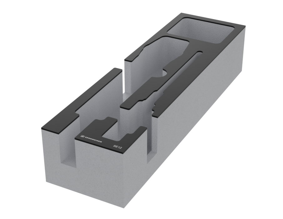 SANTOSOM Modular Foam 2U, Sennheiser 1x SE1,1x SE2