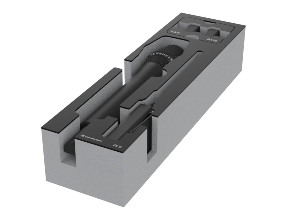 SANTOSOM Modular Foam 2U, Sennheiser 1x SE1,1x SE2