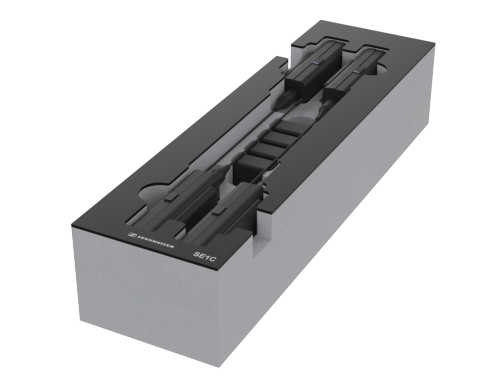 SANTOSOM   Modular Foam 2U, Sennheiser 4x SE1C