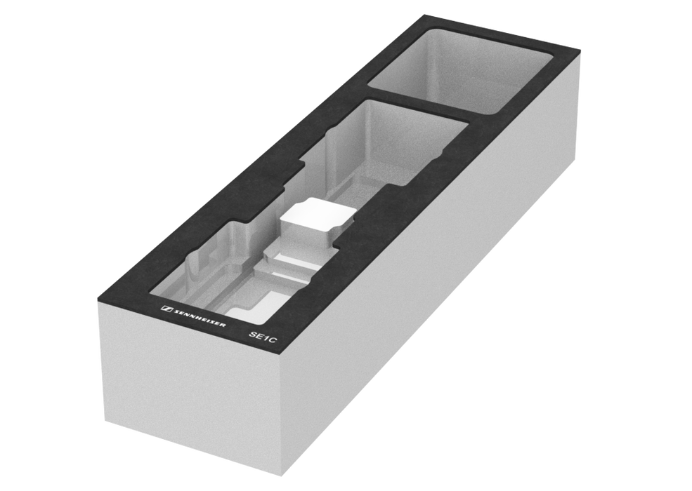 SANTOSOM   Modular Foam 2U, Sennheiser 2x SE1C