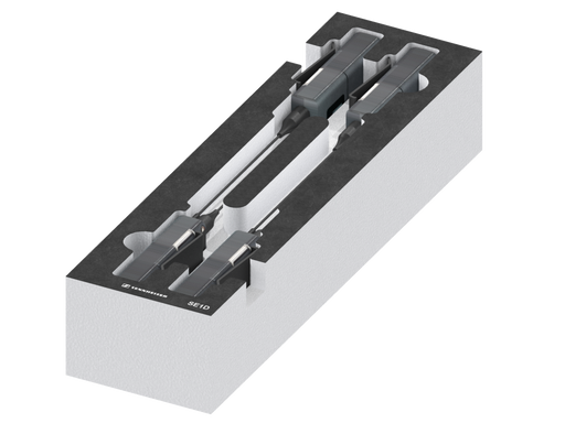 SANTOSOM   Espuma Modular 2U, Sennheiser 4x SE1D