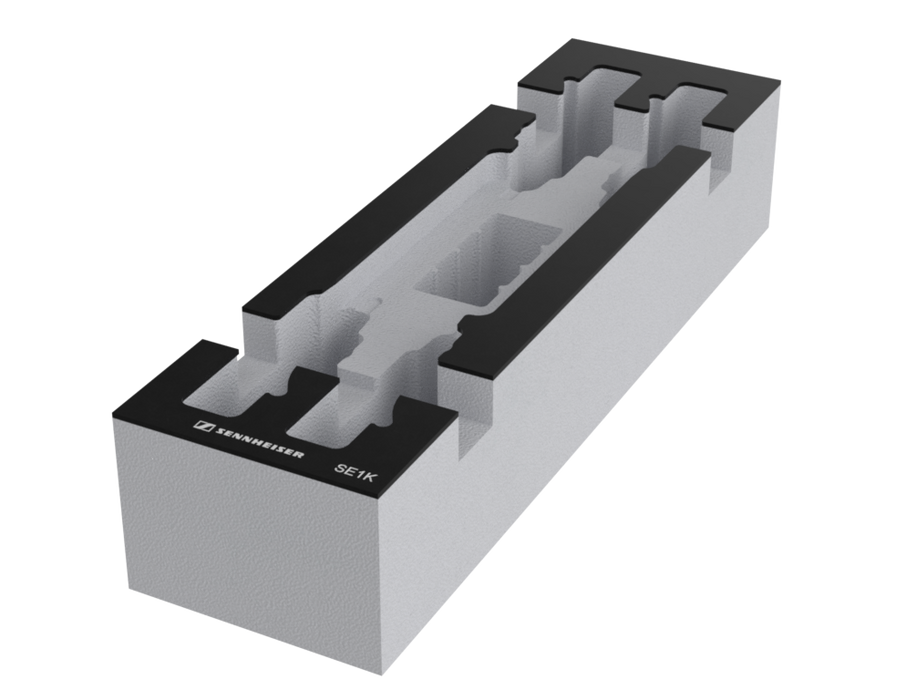 SANTOSOM Modular Foam 2U, Sennheiser 4x SEK