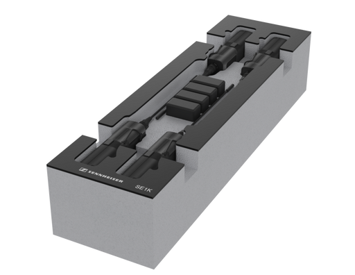 SANTOSOM Modular Foam 2U, Sennheiser 4x SEK