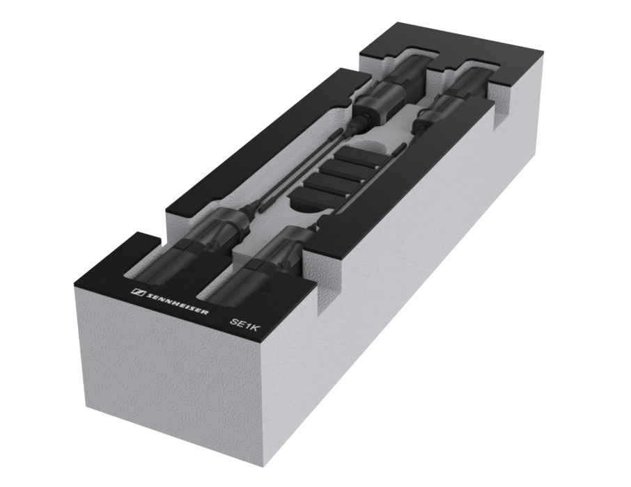 SANTOSOM Modular Foam 2U, Sennheiser 4x SEK (spectera)