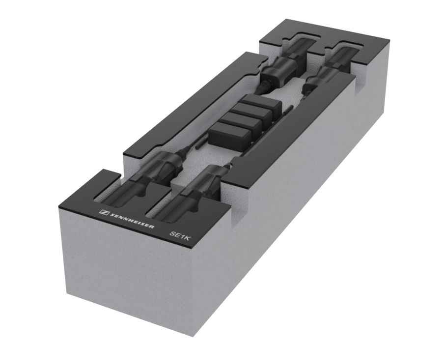 SANTOSOM Modular Foam 2U, Sennheiser 4x SEK