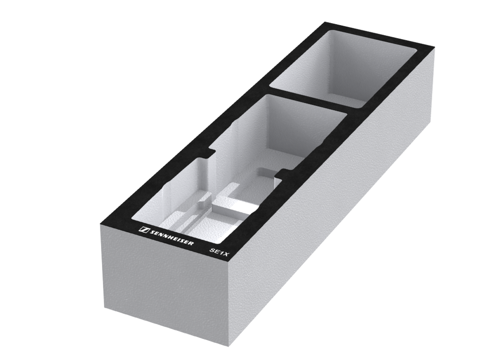 SANTOSOM   Espuma Modular 2U, Sennheiser 2x SE1X (XSW IEM SK)