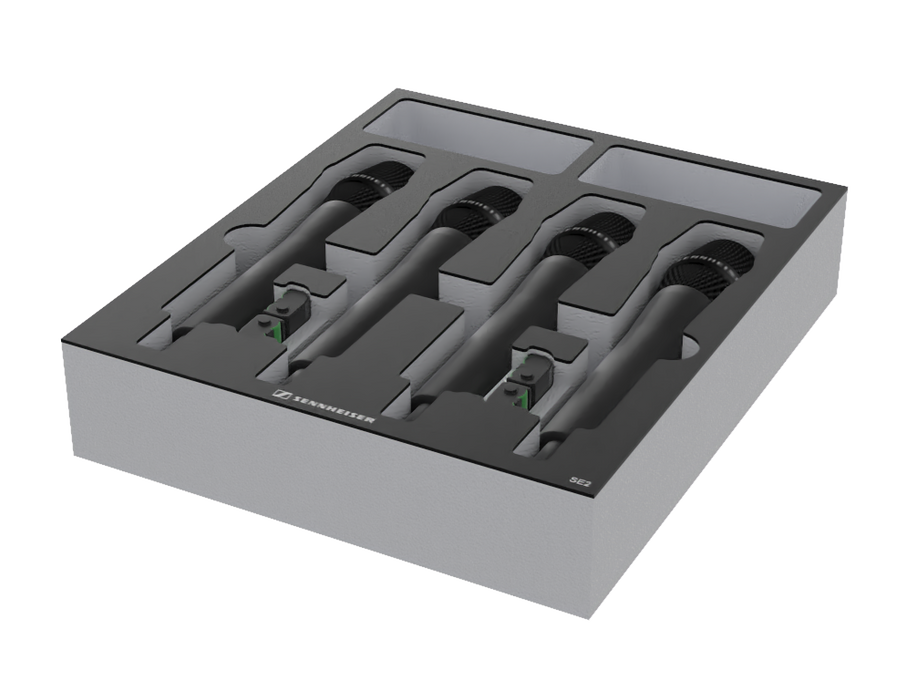 SANTOSOM   Espuma Modular 2U, Sennheiser 4x SE2