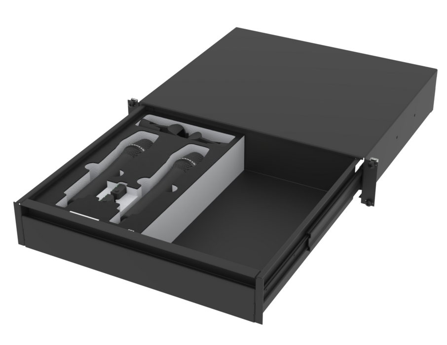 SANTOSOM   Mousse Modulaire 2U, Sennheiser 2x SE2 + Acess.
